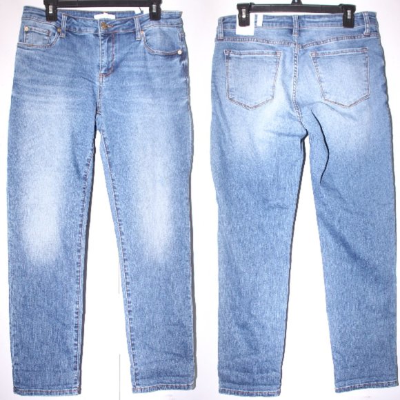NWT STS Blue Darren Girlfriend Mid Rise Denim Jeans Size 28 - Picture 1 of 3